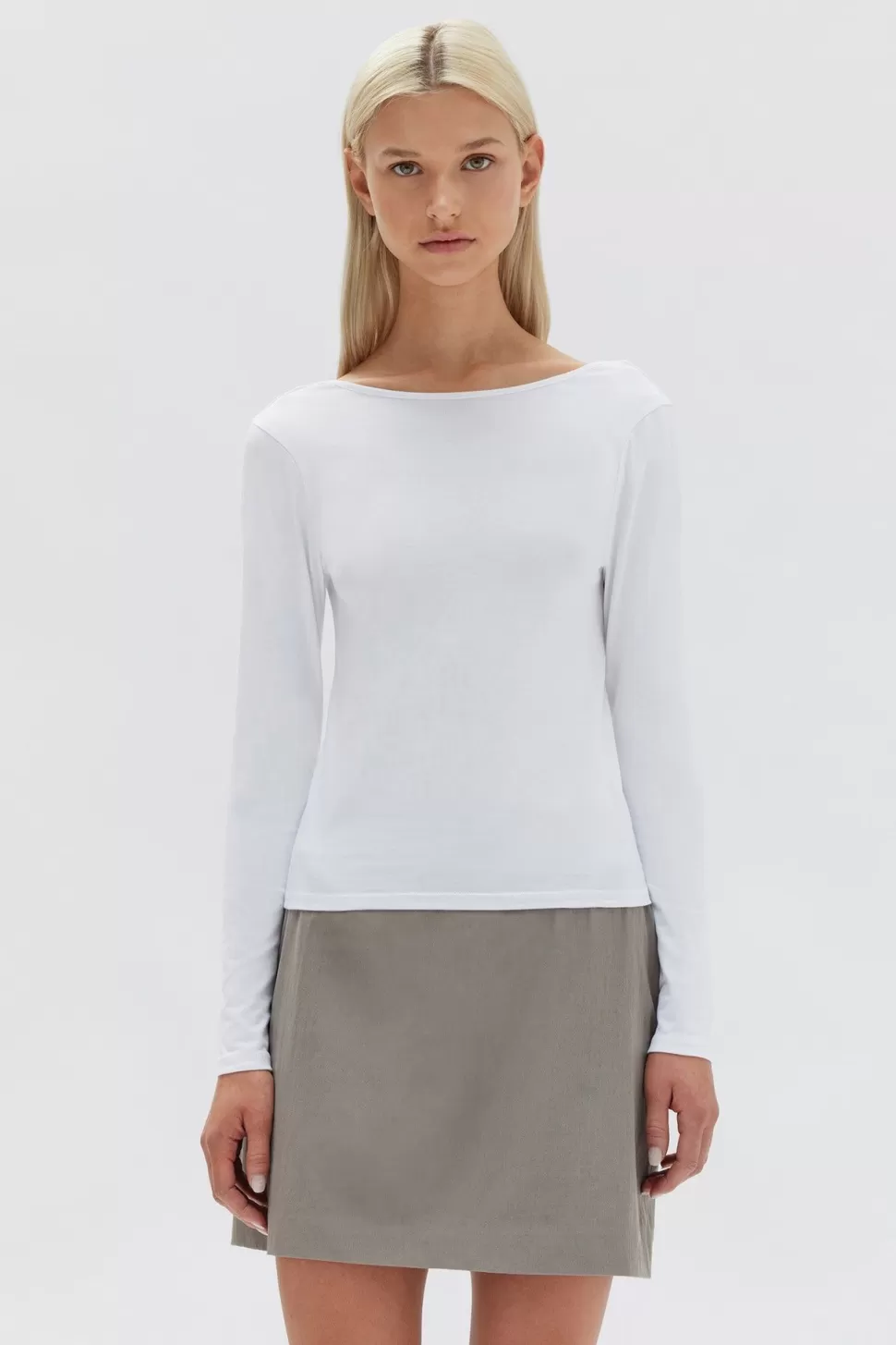 Tanks, Tops & Tees | Assembly Label Jade Scoop Back Jersey Top